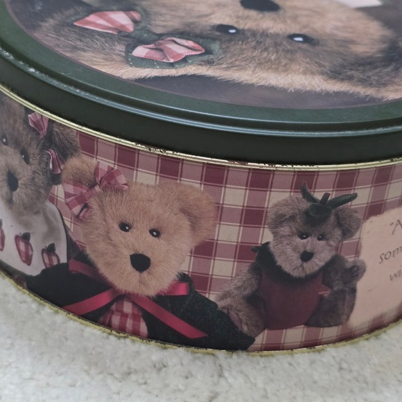 Boyds Bears Country Collectible Tin Round Storage Box - Picture 10 of 16
